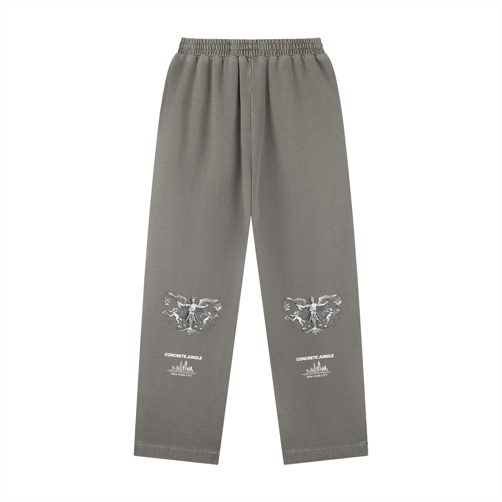 Vintage Washed Drawstring Sweatpants